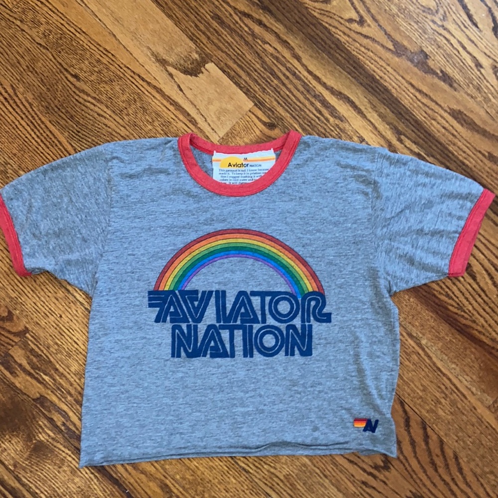 Cute Aviator Nation womens tee